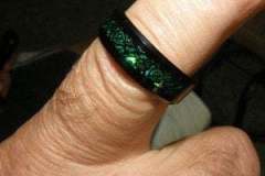 black-green-tungsten-ring