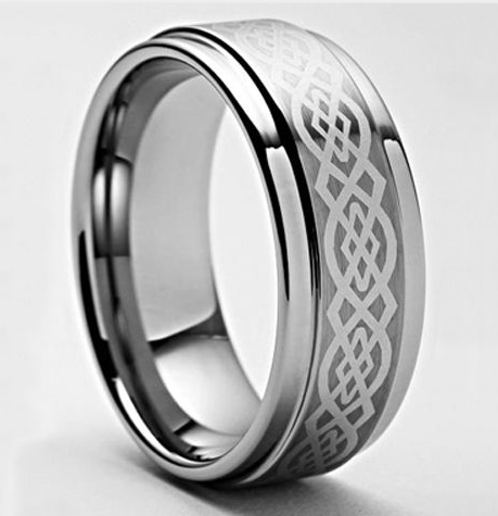 irish_knot_tungsten_ring_custom - IntelliRings