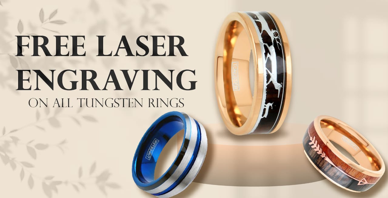 Free ring laser engraving